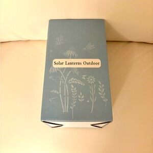 Blue Solar Lanterns Outdoor Wall Decor